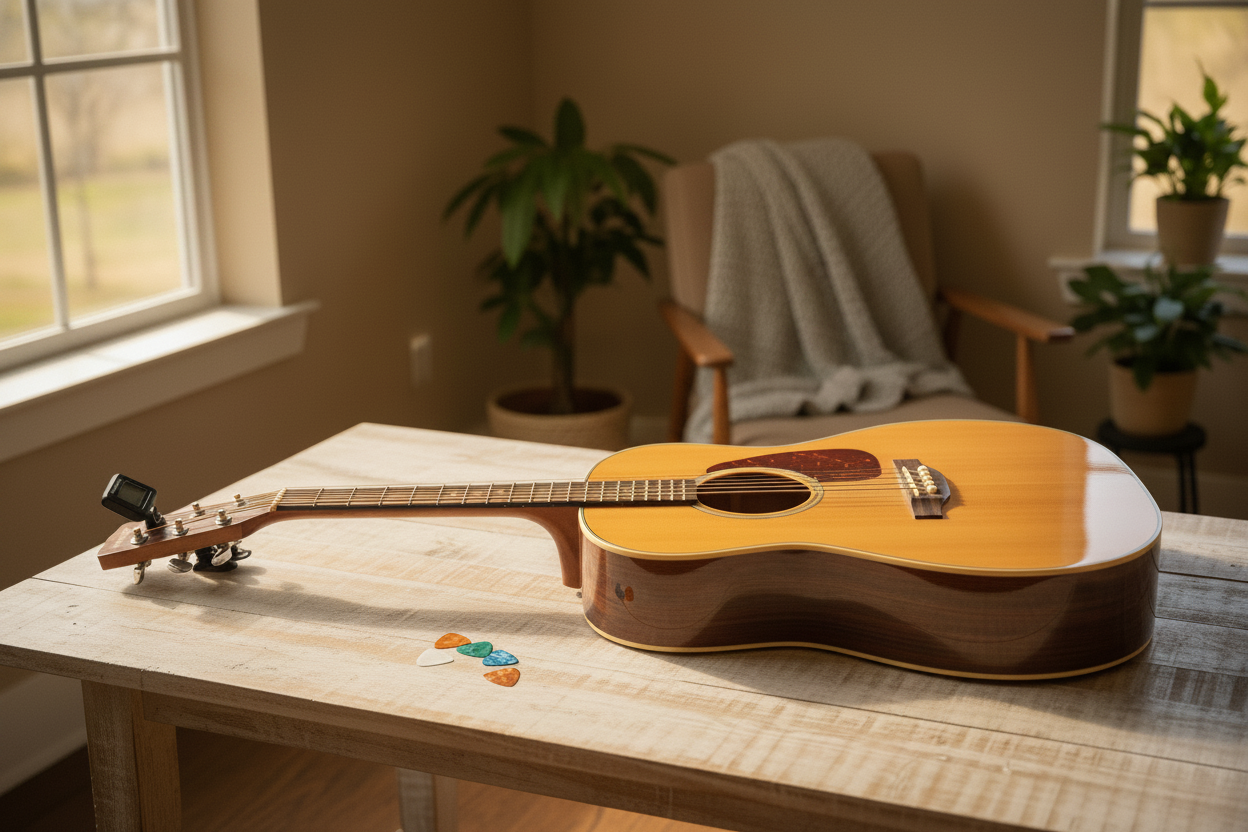 How To Select an Acoustic Guitar for Beginners?
