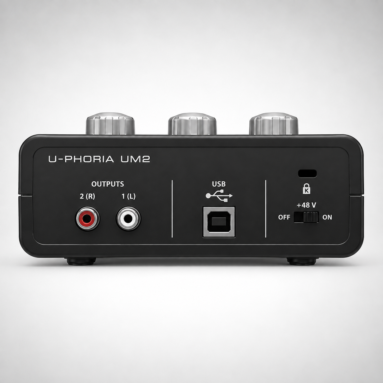 Behringer UPHORIA UM2 USB Audio Interface Rear View