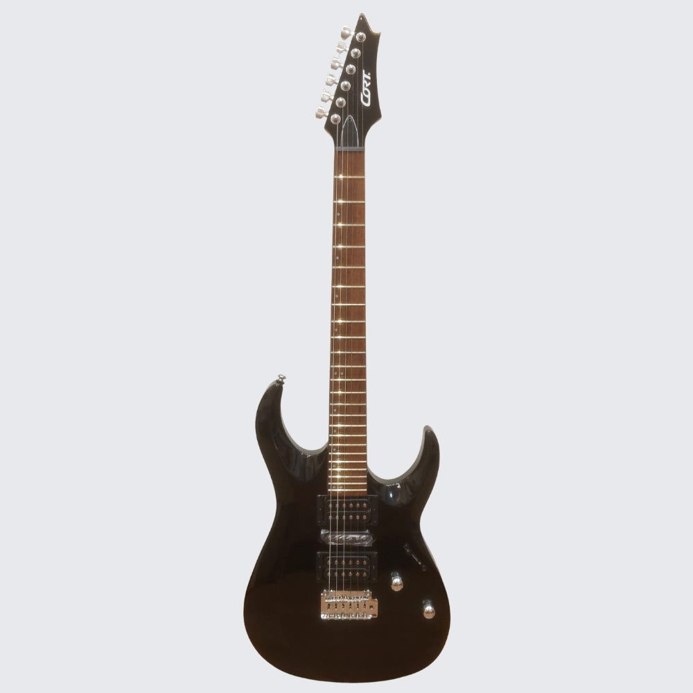 Cort X200 Electric Guitar Black Color Full Body
