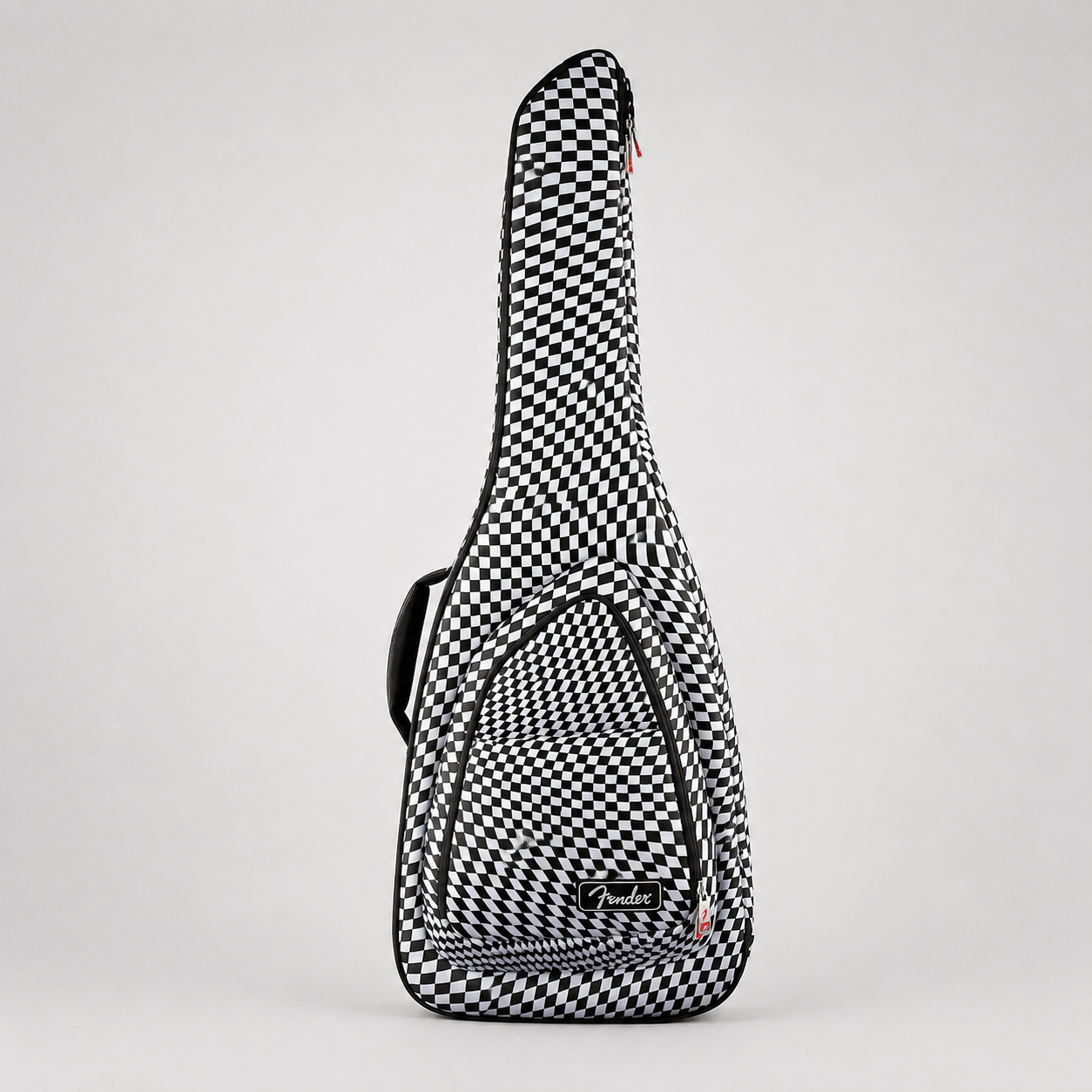 Fender FE620 Electric Guitar Gig Bag - Wavy Checkerboard - Front View