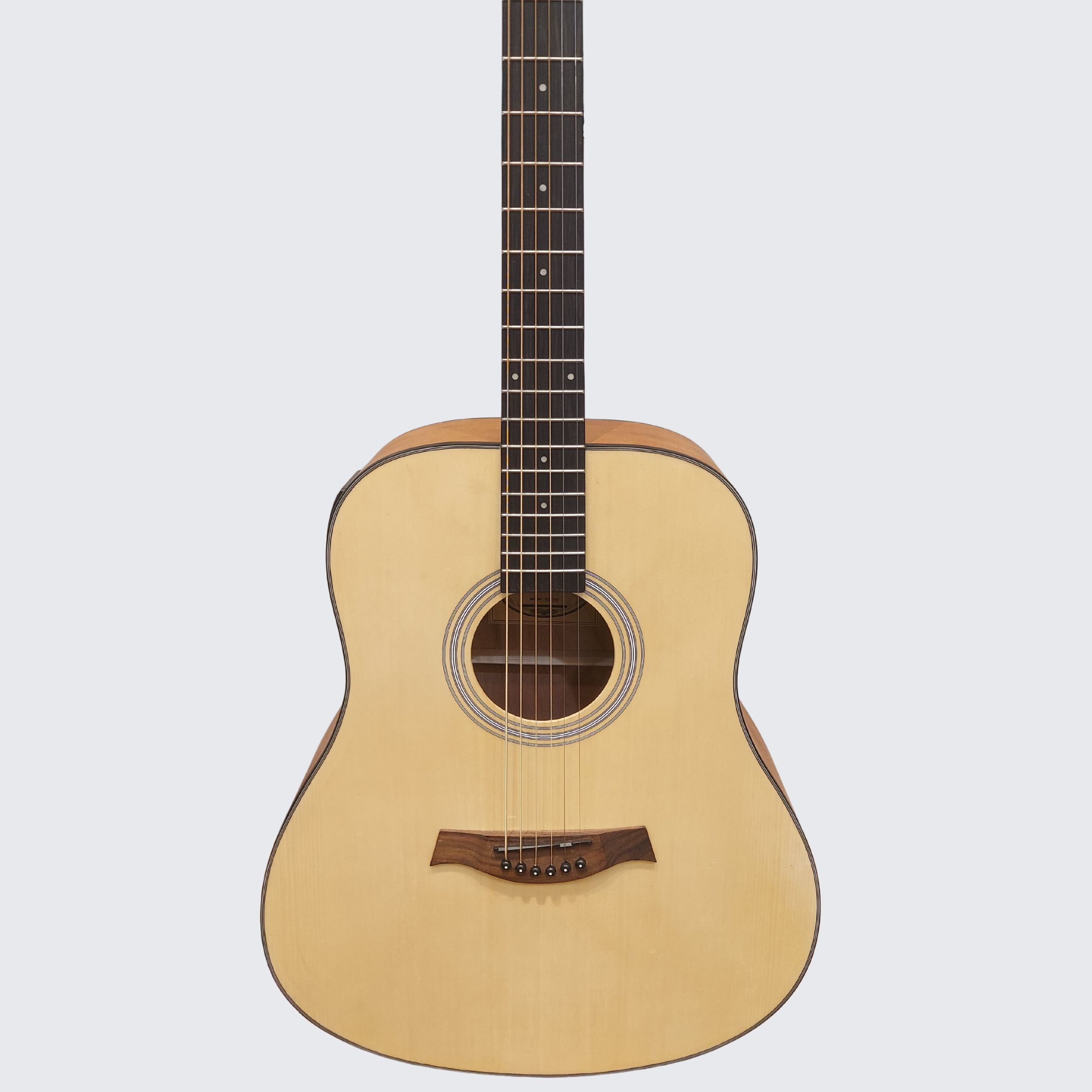 Chard WDED500 Semi-Acoustic Guitar - Natural Finish