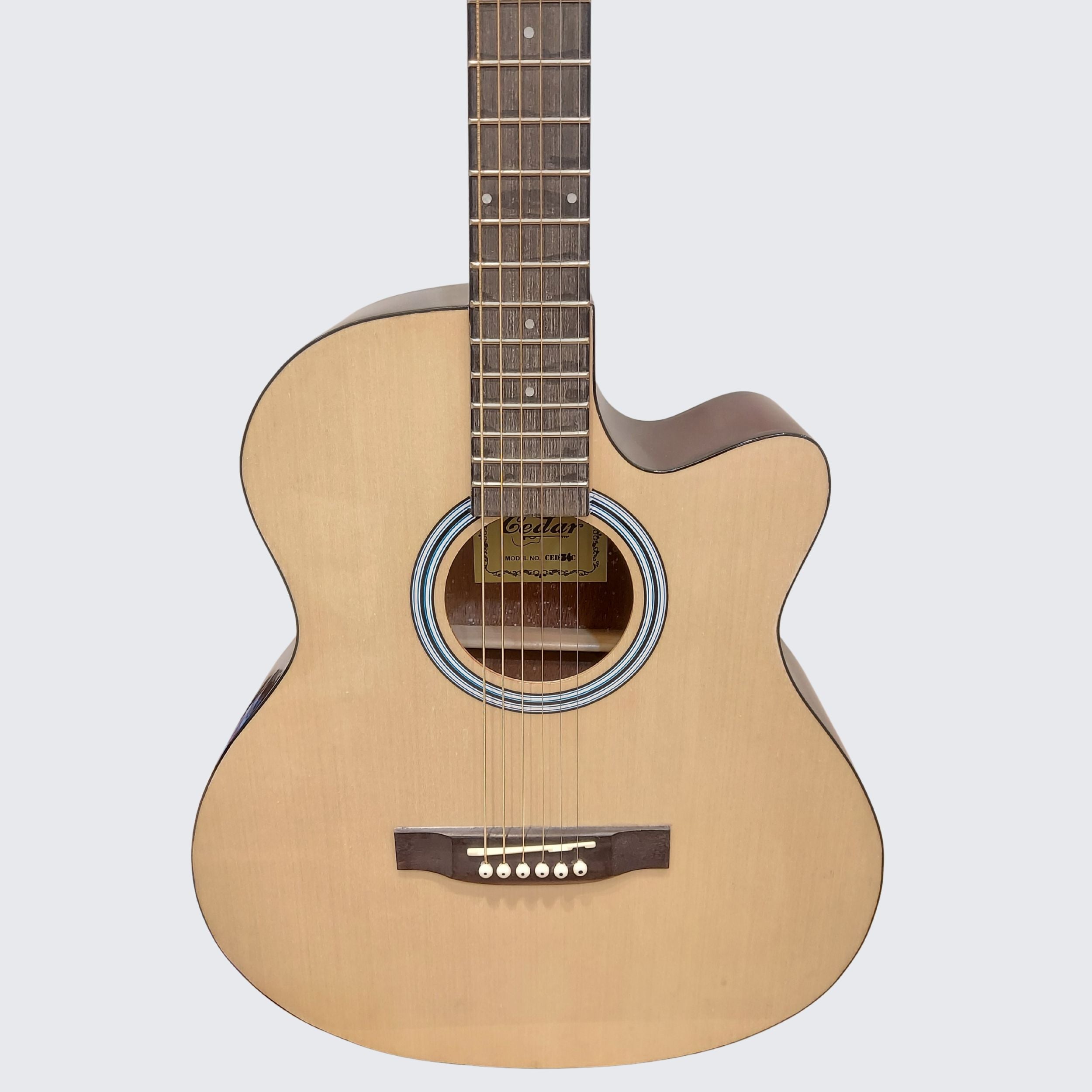 Cedar CED-34C Acoustic Guitar - Natural Finish