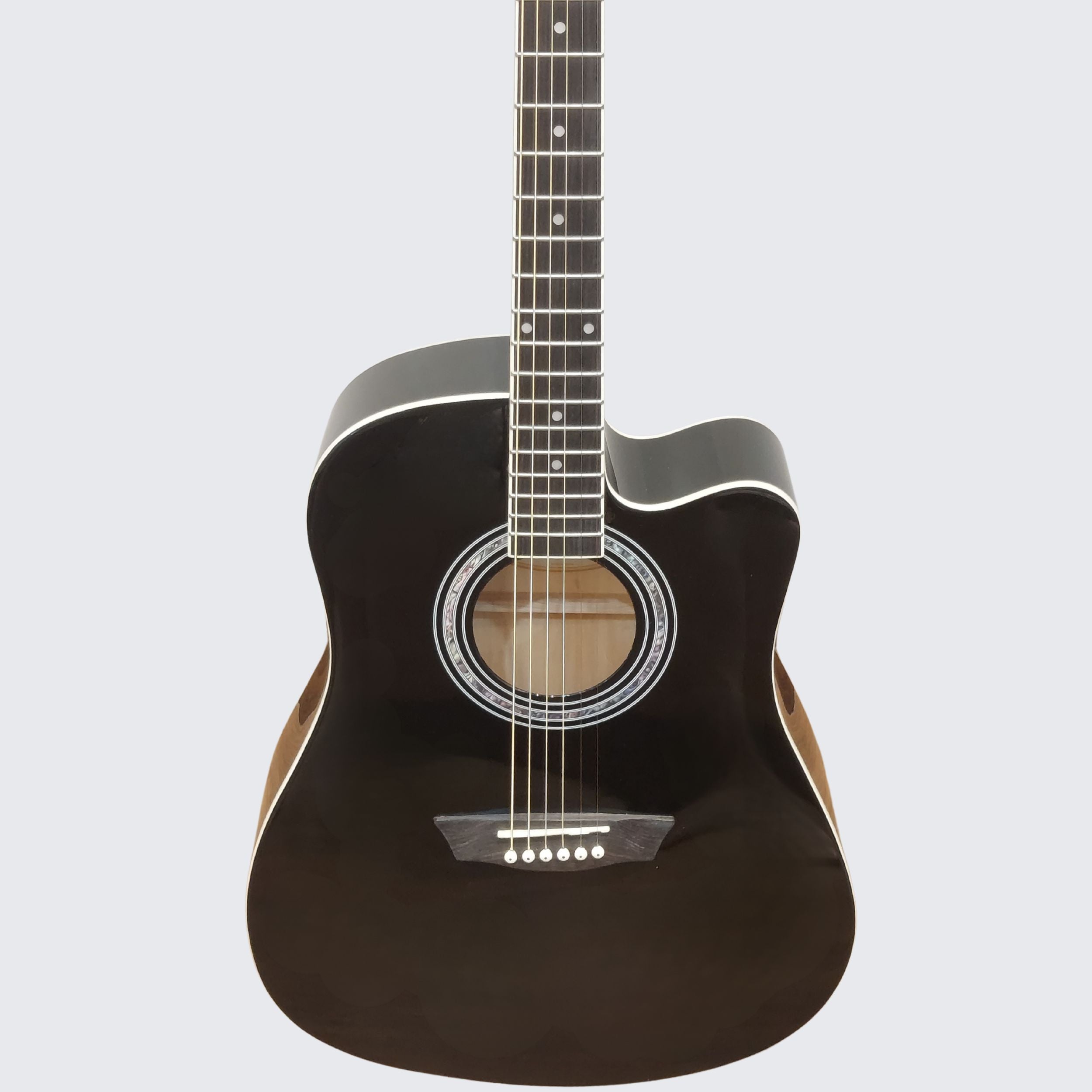 Washburn WA90 Acoustic Guitar - Black