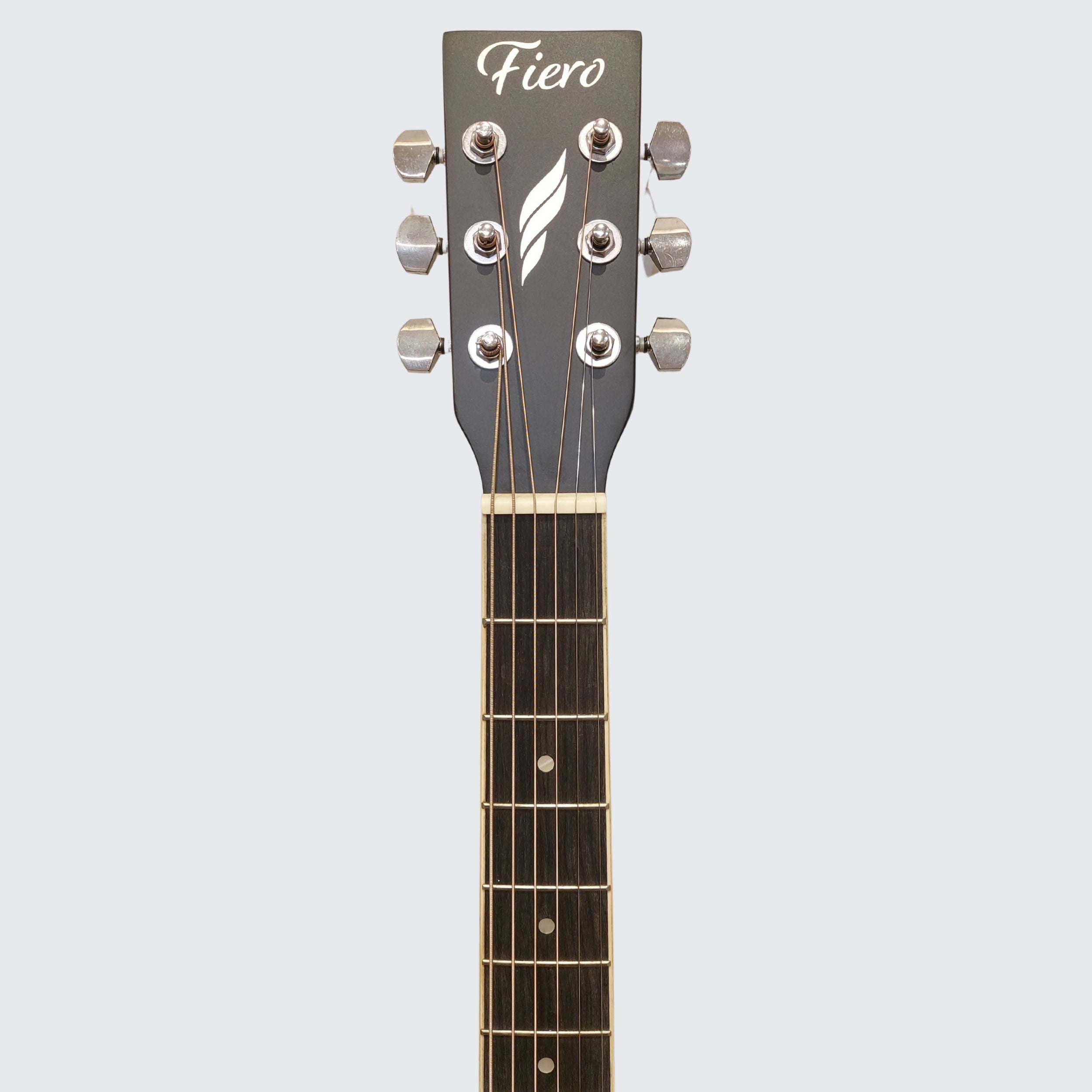 Fiero FR-G390CM-BK Acoustic Guitar - Black