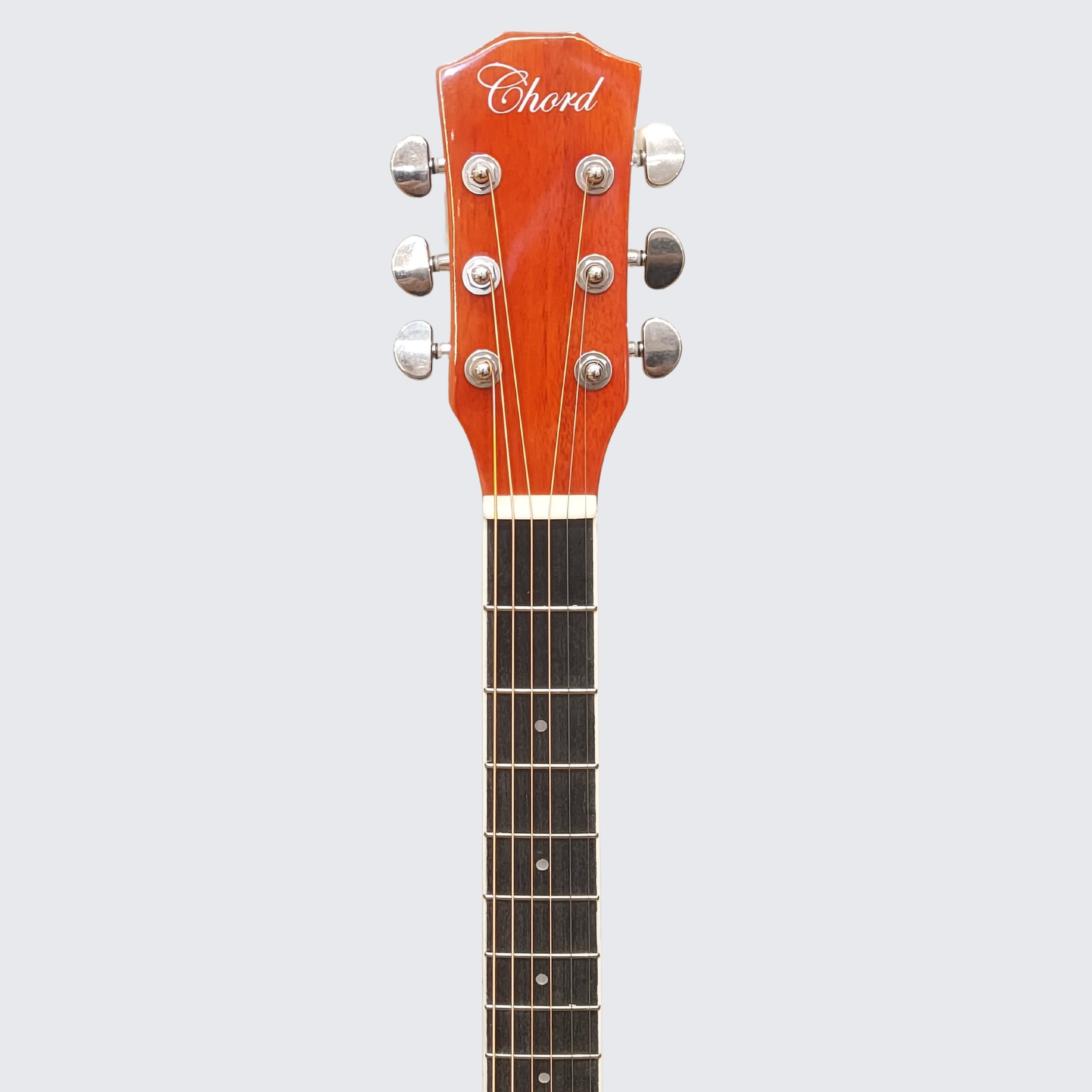 Chard C10 Acoustic Guitar - Red Sunburst