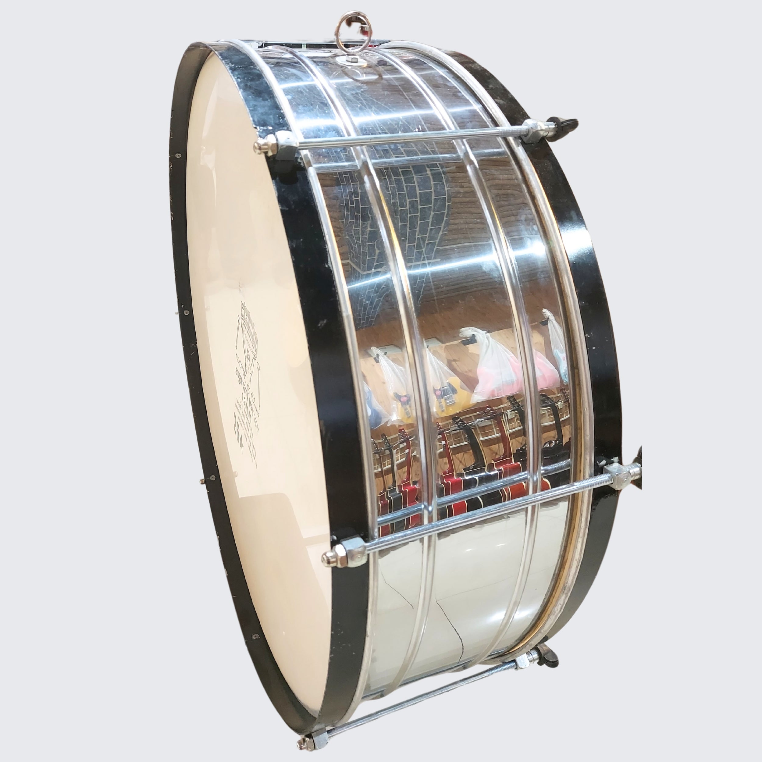 Steel Shell Snare Drum (Marching/Band) – Chrome Finish
