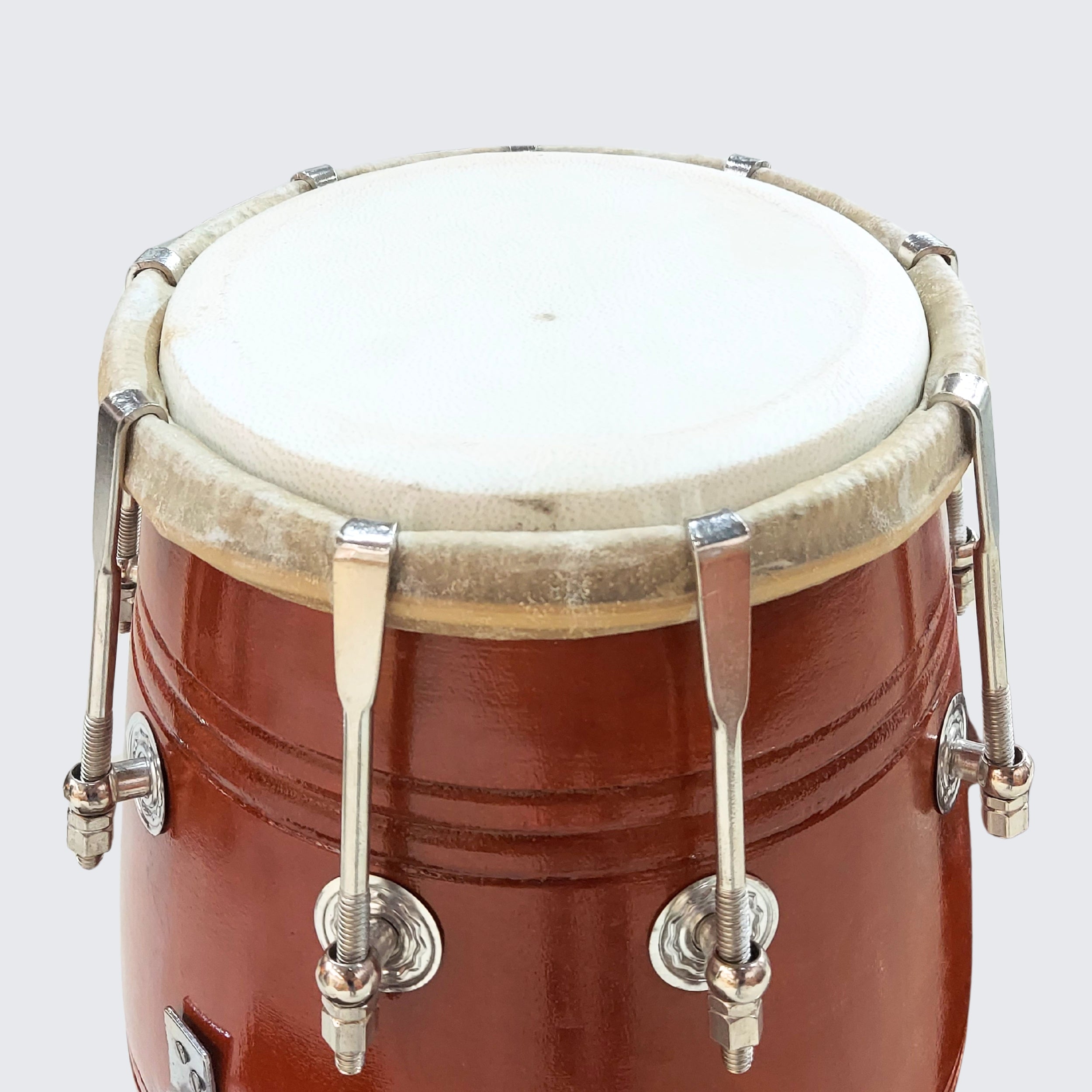 Dholak for Semi-Professionals – Nut Bolt Tuned Wooden Drum
