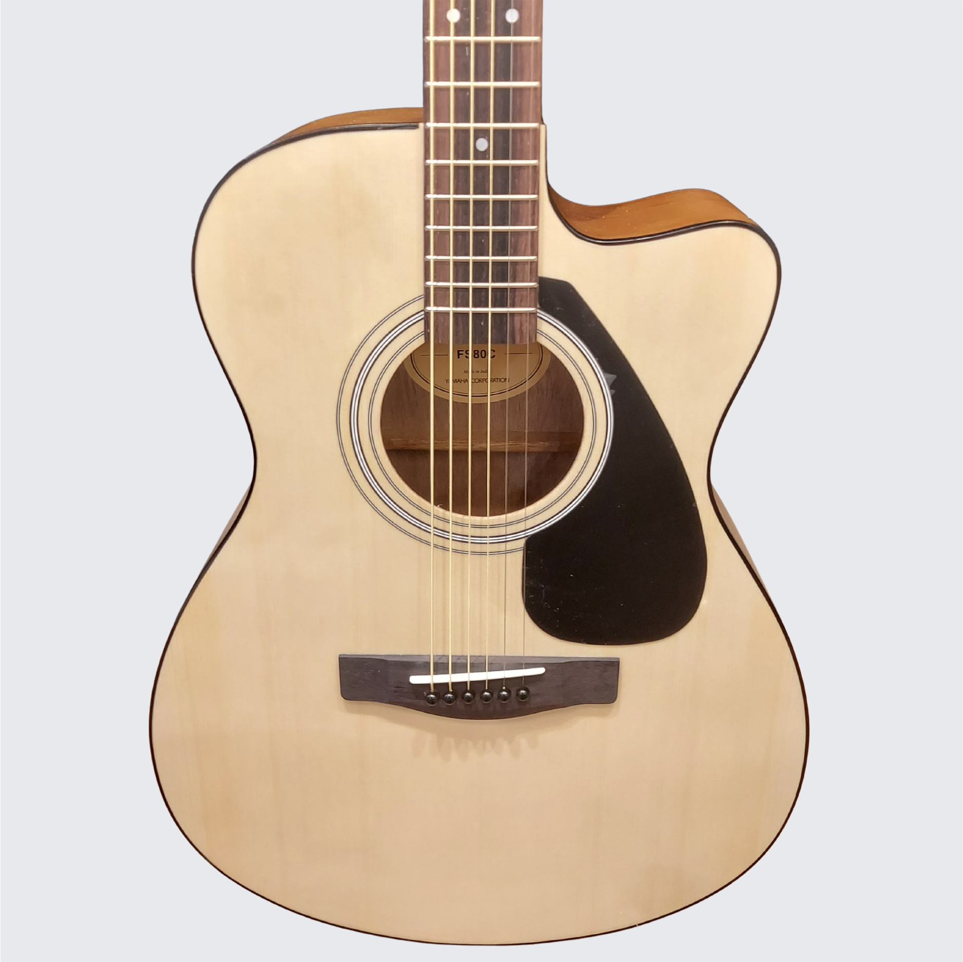 Yamaha FSX80C Semi-Acoustic Guitar - Natural Finish