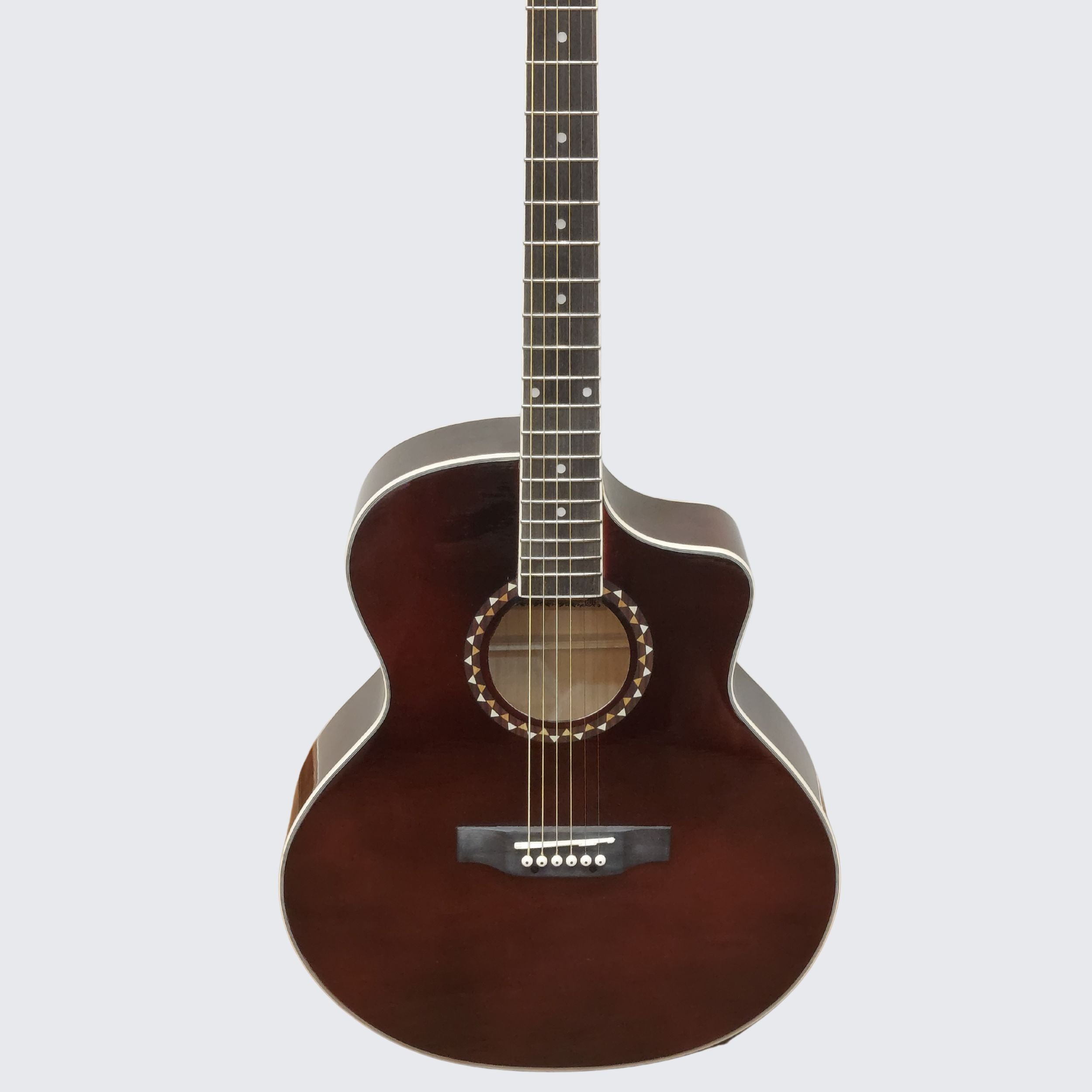 Kaspar JF400C Acoustic Guitar – Brown Sunburst