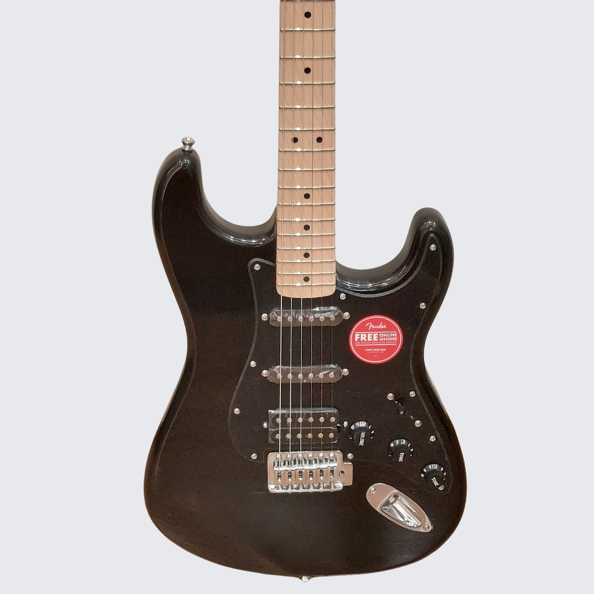 Fender Squier Sonic Stratocaster HSS Electric Guitar Black Color- Body Image